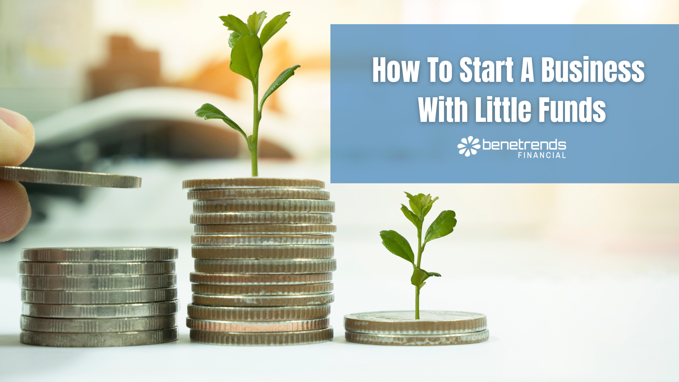 start a business with little funds